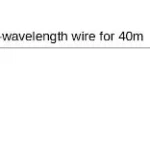 End Fed Half-Wave antenna